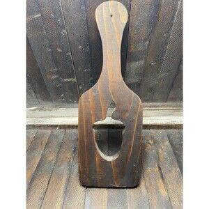 Vintage Wooden Acorn Cutout Decorative Wall Hanging Cutting Board Style Decor